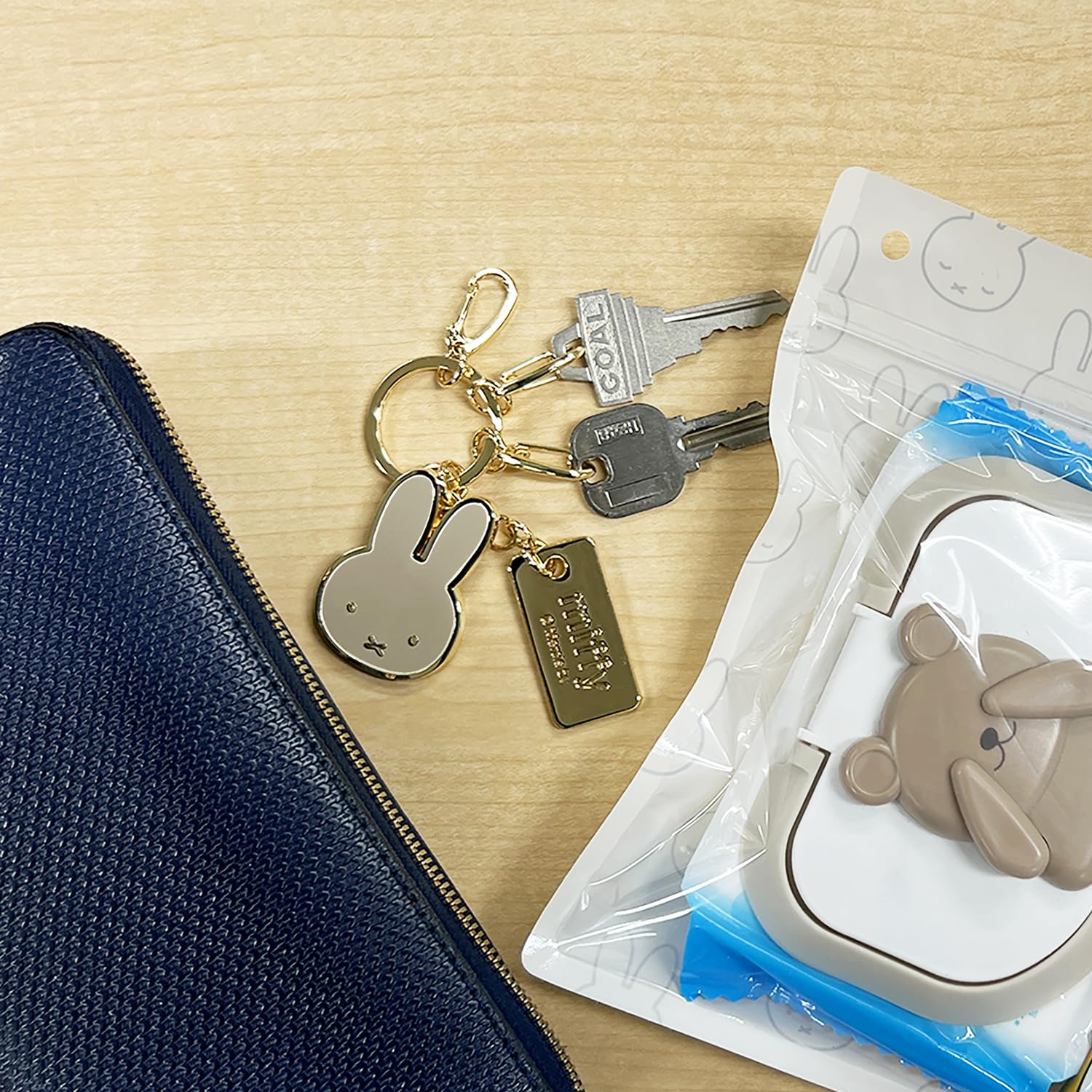 ミッフィカフェGEOJE限定キーリング２点 ミッフィカフェGEOJE限定キーリング2点 ミッフィー miffy